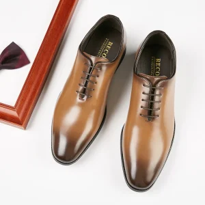 Italian Designer Men’s Oxford Dress Shoes Premium Luxury Style for Office Use