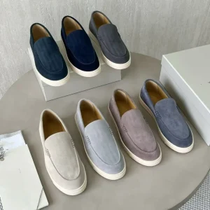 Italian Original Men’s Loafers Slip-On Casual Leather Shoes