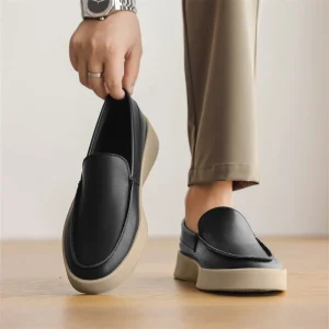 Italian Slip On Loafers Men’s Shoes Comfortable Business Casual Flat Design Tassel Decoration Waterproof Anti Slip