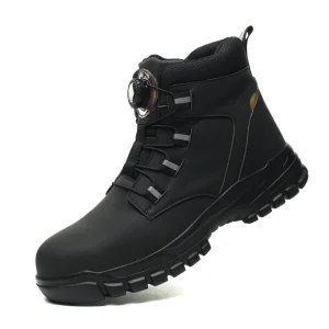 JB682 Customised Men’s Work Shoes Waterproof Wear Resistant Steel Toe Puncture Resistant Safety Shoes