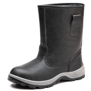 LIGHT BEARER 1001 Men’s Industry Steel Toe Safety Boots Waterproof Leather Construction Mining Work Functional Security Shoes