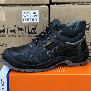 LIGHT BEARER 829 Anti Slip Middle Cut Safety Shoes Construction Mining Industrial Worker Boots for Men’s Zapatos De Seguridad