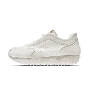 LOW MOQ Luxury White Leather Sneakers Lightweight Cushioned Sole Classic Casual Running Walking Style Shoes for Women Men