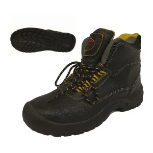 Labor Protection Men’s Safety Anti smashing Steel Toe Genuine Leather All Season Winter Shoes