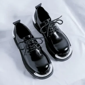 Lace up Height Increasing Oxford Luxury Business Italy Office PU Casual Men’s Dress Wedding Shoes