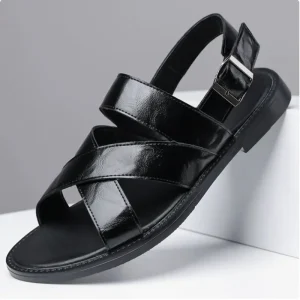Large Sandals for Men in Summer Casual Breathable Non slip Beach Shoes