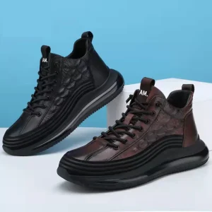 Large Size 44 Men’s Casual Sports Sneakers Mid High Top Walking Shoes