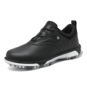 Large Size Lace Up Men’s Golf Shoes Fixed Spikes Cotton Comfortable Non Slip Leisure Sneakers for Golf
