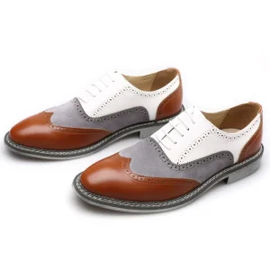 Large Size Men’s Business Casual Dress Shoes Round Toe Oxfords