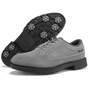 Large Size Supply Synthetic Men’s Golf Shoes Sneakers with Fixed Spikes Breathable