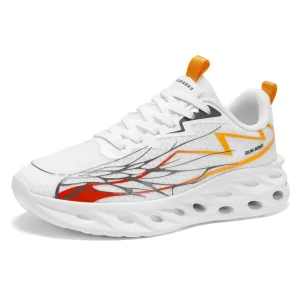 Latest Design Lace up Fashion Outdoor Sport Shoes Non slip High Quality Men’s Running Shoes Breathable Mesh