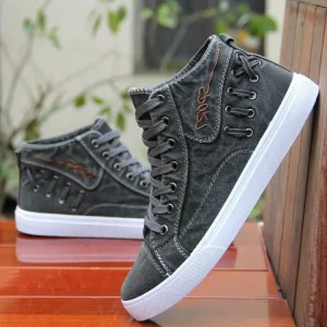 Latest Design Winter Autumn Man Shoes Fashion Style Canvas Men Casual Shoes
