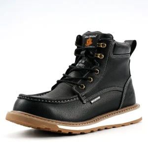Leather Boot Steel Toe Work Safety Shoes for Men Anti Smash Puncture Resistant New Fashion Industrial Safety Boots