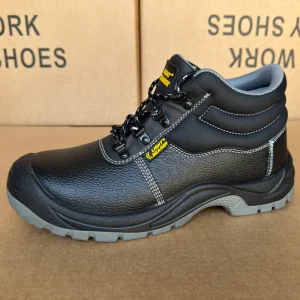 Leather Safety Boots for Men’s Industrial Waterproof Antislip Steel Toe Working Construction S3 Safety Shoes