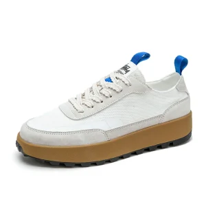 Leather Walking Shoes Men’s High Quality Lace Up Sneaker