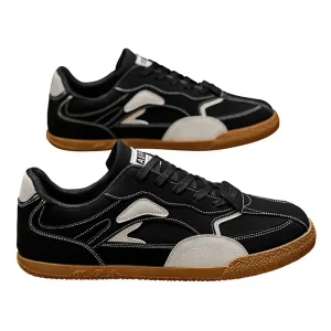 Light Luxury European Station 46 Men’s Skate Shoes Autumn Leather Large Size Casual Sports Rubber Outsole PU Lining Model Number