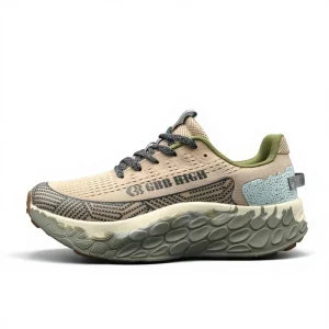Light Luxury High-End Men’s Thick-Soled Running Shoes Cushioning Outdoor Hiking Comfortable Lightweight Breathable Non-Slip