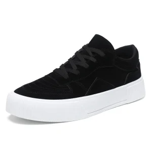 Light Weight Canvas Lace Up Skateboard Shoes Big Size Platform Men’s Breathable Casual