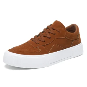 Light Weight Lace up Skateboard Shoes Big Size Platform Men’s Breathable Casual Shoes