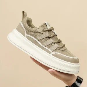 Lighted Lightweight Waterproof Fashionable Versatile Men’s Sports Shoes Mesh Breathable Non slip Casual