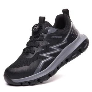 Lightweight Comfortable Men’s Work Shoes Anti-crush Anti-puncture Breathable Wear-resistant Safety Shoes