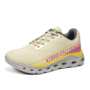 Lightweight Mesh Soft Lace Up Breathable Fashion Trend Shoes For All Seasons