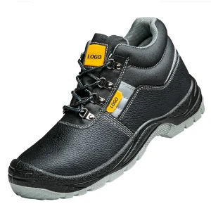 Lightweight Waterproof Steel Toe Safety Shoes for Men Women Leather Work Boots for Construction Industrial Use