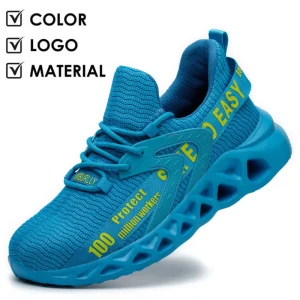 Lightweight and Breathable Men’s Safety Work Shoes Suitable for Summer and Construction Sites