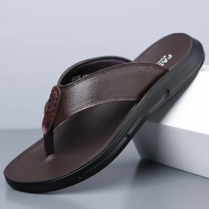 Low Price New Summer Style Casual and Comfortable Men’s Leather Sandals