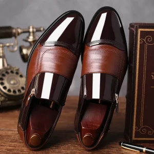 Luxury Business Oxford Leather Shoes Men Breathable Rubber Formal Dress Shoes Male Office Wedding Flats Homme Footwear for Men