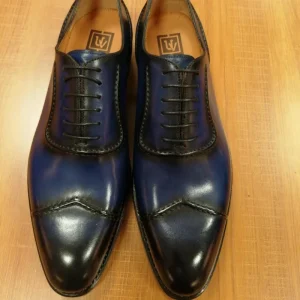 Luxury Calf Leather Shoes for Men Oxford Business Handmade Mens Derby Shoes Goodyear Italian Formal Wedding Party Men’s Shoes