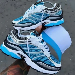 Luxury Designer Shoes Mesh Leather Sports Shoes Sporty Style Men’s Sports Shoes