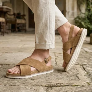 Luxury Genuine Leather Lightweight Soft soled Trendy Casual Men’s Sandals