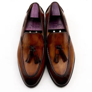 Luxury High-end Premium Quality Black Calf Leather Men’s Shoes Goodyear Genuine Slip-On Premium Dress Shoes for Office Party
