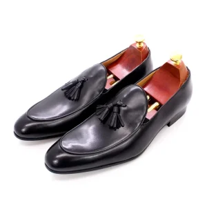Luxury Italian Leather Moccasin Shoes Handmade Loafers Wedding Men’s Office Casual Shoes for Men Dress