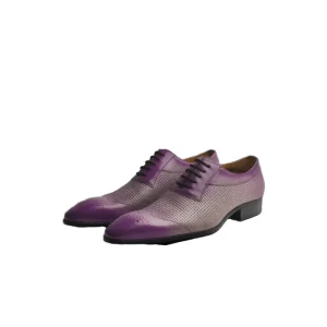 Luxury Men’s Dress Shoes Genuine Leather Height Increase Business Black Purple Office Wedding Shoes for Men