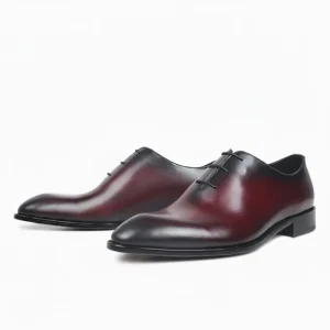 Luxury Men’s Dress Shoes Premium Museum Calfskin Scritto Oxfords Hand-Painted Wedding Formal Shoes Real Leather Outsole