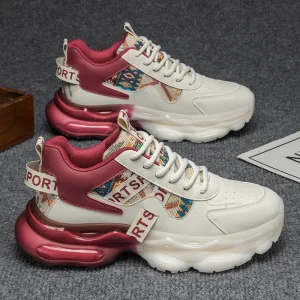 M806 Men’s Autumn New Style Air Cushion Shock Absorbing Running Shoes Men’s Casual Thick Sole Height Increasing Sports Shoes