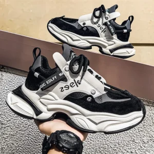 MC86 Men’s Shoes New Spring Trendy Casual Versatile Niche Original Men’s Thick Soled Height Increasing Sports Dad Shoes