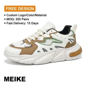 MEIKE Men’s Running Basketball Shoes Comfort EVA Midsole Cushioned Breathable Quick Dry Spring All Outdoor Lightweight Lace-Up