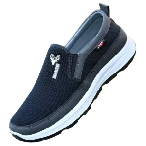 Man Casual Running Shoes Men’s Cloth Shoes Soft Soles Anti-skid Wear-resistant Canvas Shoes Breathable