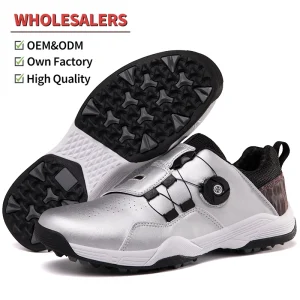 Manufacturer Outdoor Original Golf Shoes Men’s Slip Resistant Breathable Sneakers Men’s Golf Sports Casual Shoes