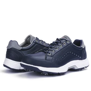 Manufacturer Rubber Sole for Men Large Size With Cleats Spikes Upper Golf Shoes Durable Outdoor Footwear Mens Sports Shoes