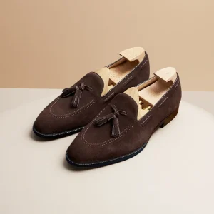 Matte Leather Fringe Men’s Loafers Summer Casual Overfoot Lazy Men’s Shoes British Retro Anti Velvet Loafers 46-48