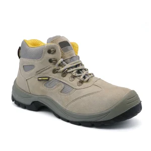 MaxiTough Custom Logo Durable Suede Leather Men’s Iron Toe Anti smash Labor Footwear Oil Resistance Safety Boots