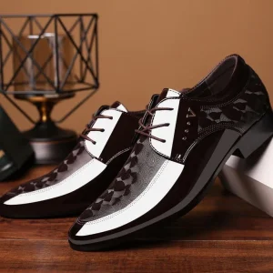 Men Business Leather Shoes Men’s Luxury Offical Dress Shoes Male Fashion All Match Casual Shoes Breathable Wedding Career Party