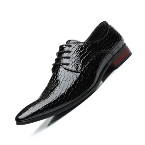 Men Dress Shoes Derby Formal Casual Large Size Pointed