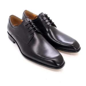 Men Lace up Derby Genuine Leather Black Brown Square Toe Formal Oxford Dress Shoes