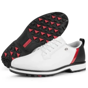 Men Leather Golf Shoes Waterproof Golf Sneakers Non Slip Athletic Sport Shoes Big Size 39 49