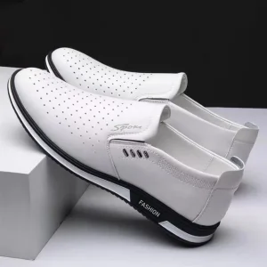 Men Loafers PU Leather Casual Shoes Adult Moccasins Male Dress Shoes